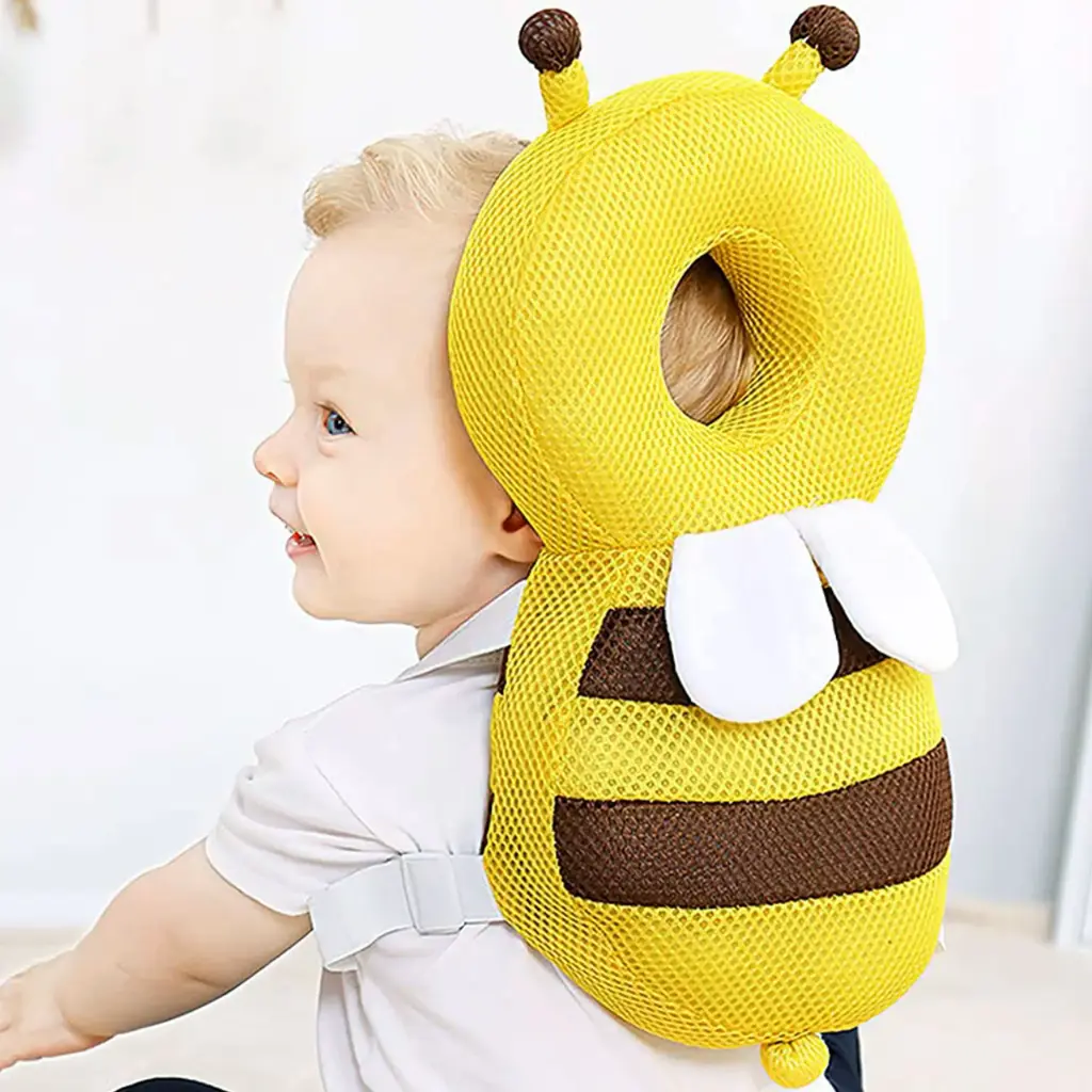 Baby Head Protector - Yellow Bee