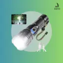 LED Flashlight – 5 Modes, Zoomable, USB Rechargeable, 1,200 Lumens