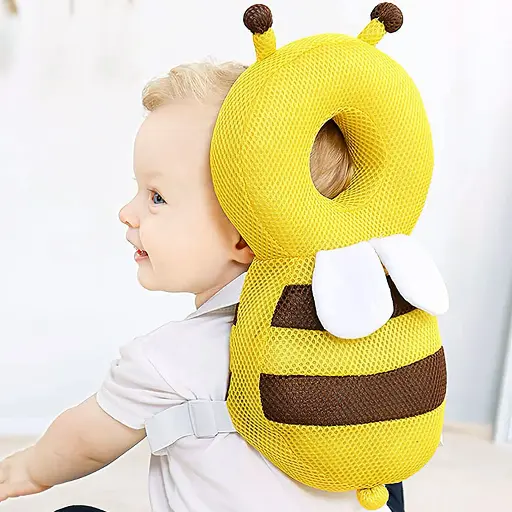 Baby Head Protector - Yellow Bee